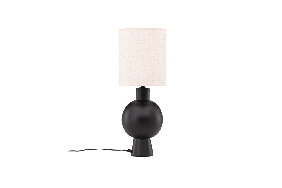 Rebellenclub Tafellamp Suvio – zwart – Ø 21 cm
