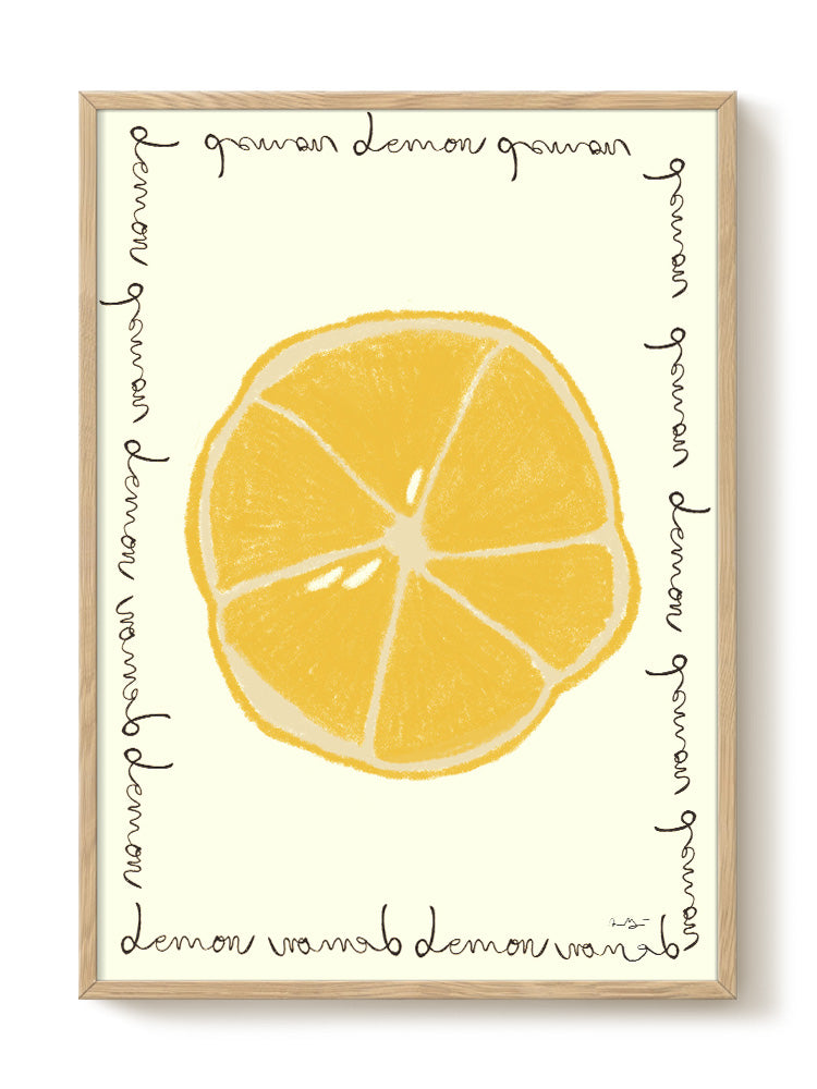 Anna Mörner – Lemon – PSTR studio Kunst Poster