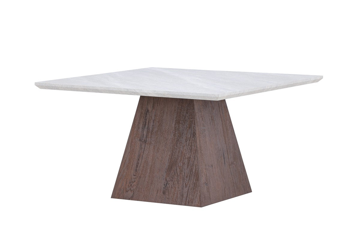 Rebellenclub Salontafel Zeva – 80 x 80 cm – Lichtgrijs
