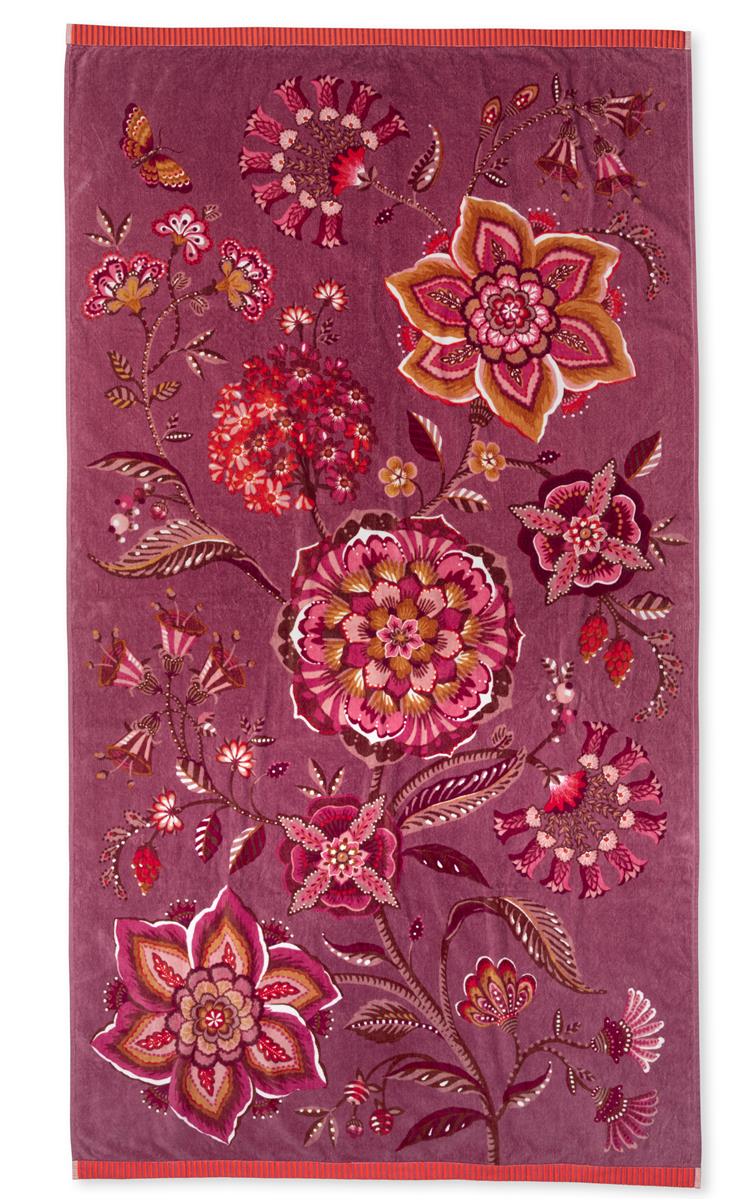 Pip Studio strandlaken Viva la Vida Beachtowel – 100×180 cm – lila