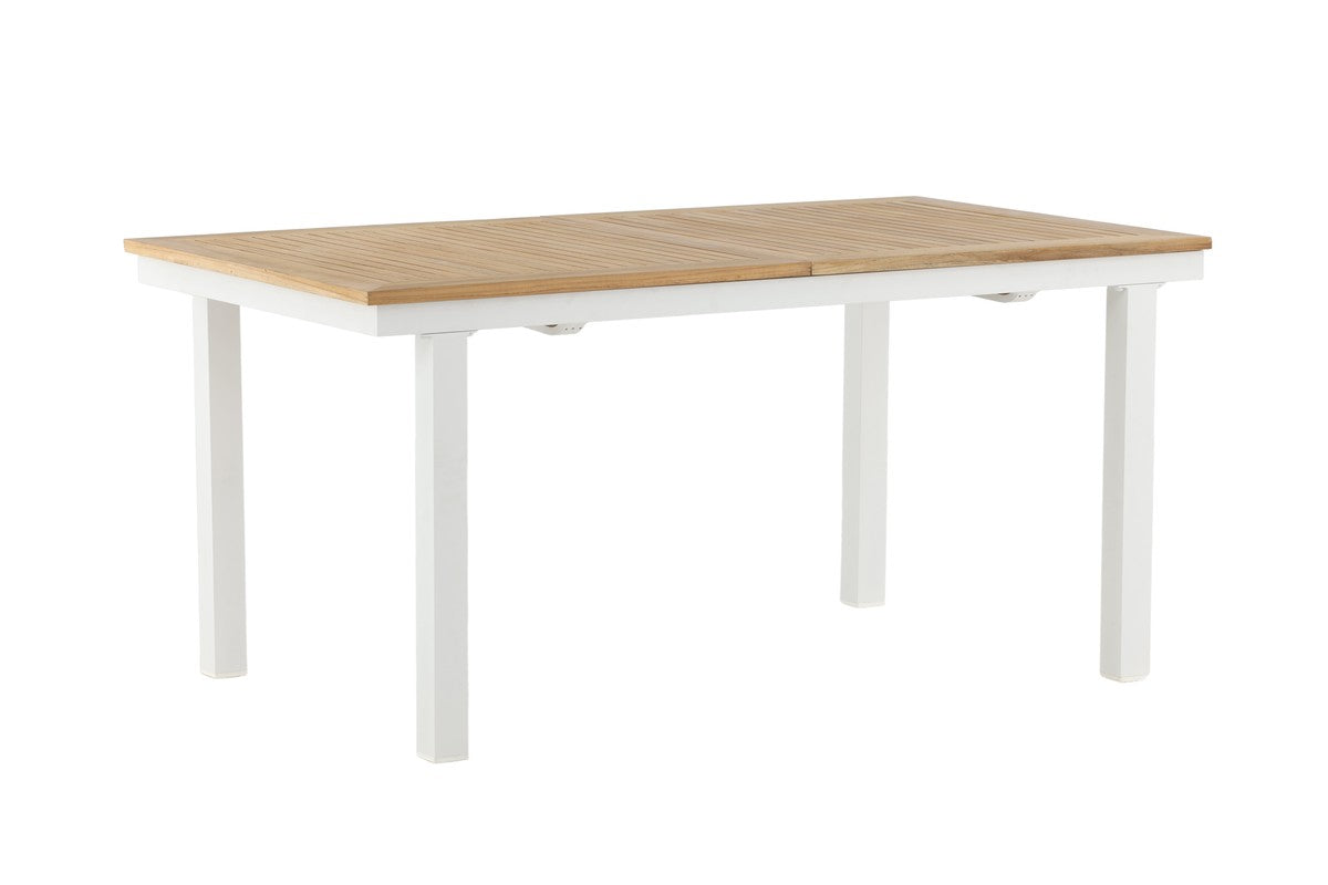 Rebellenclub Rechthoekige Tuintafel Castor – 160 x 90Ê cm – Wit