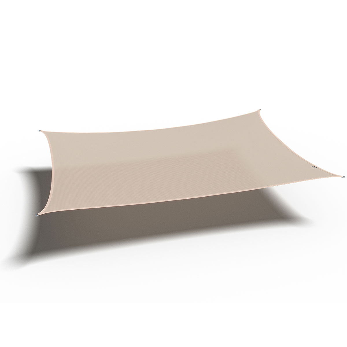 Platinum schaduwdoek Coolfit rechthoek gebroken wit 3.0×4.0x3.0x4.0 m