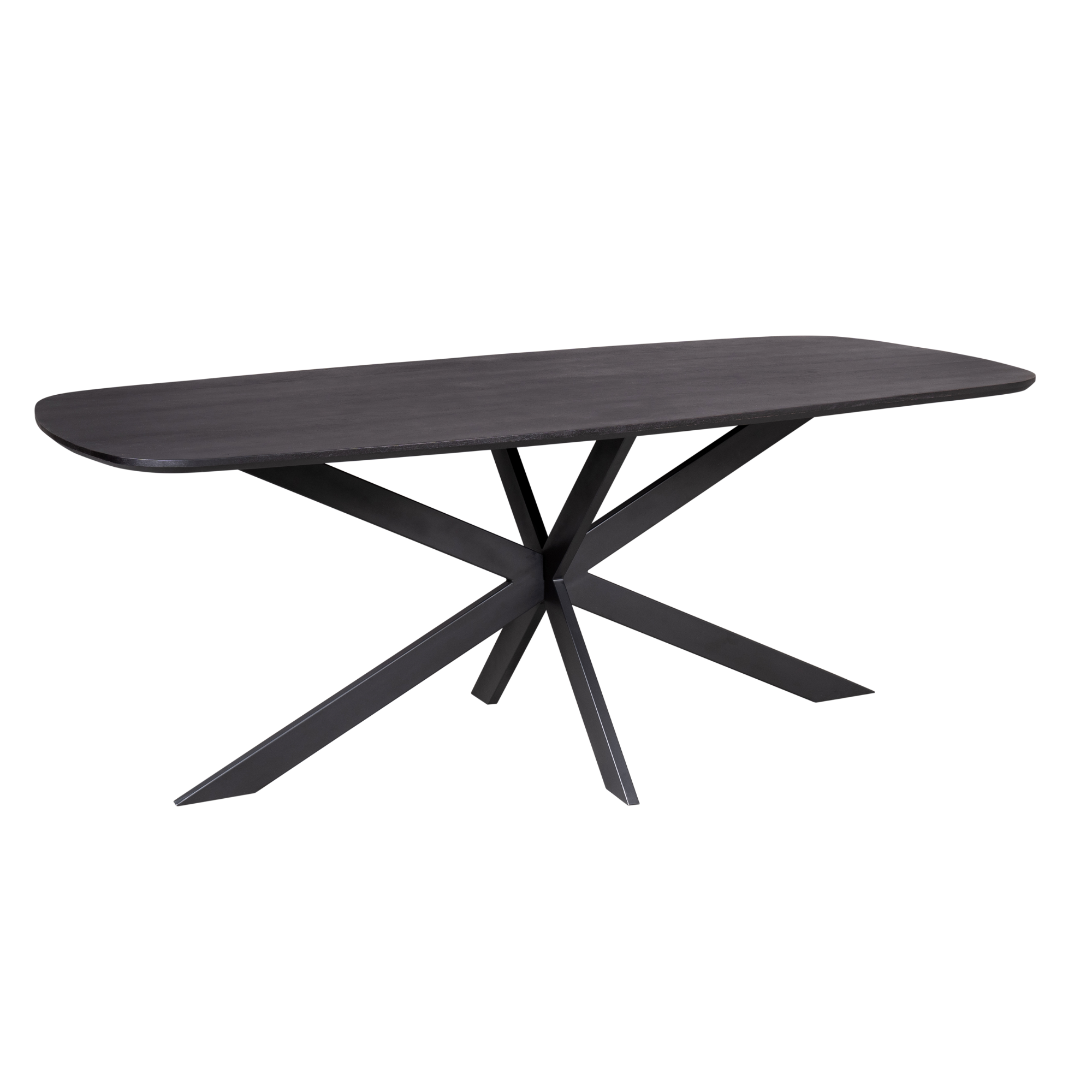 Starfurn eettafel Elegance – zwart – 100x200x76cm