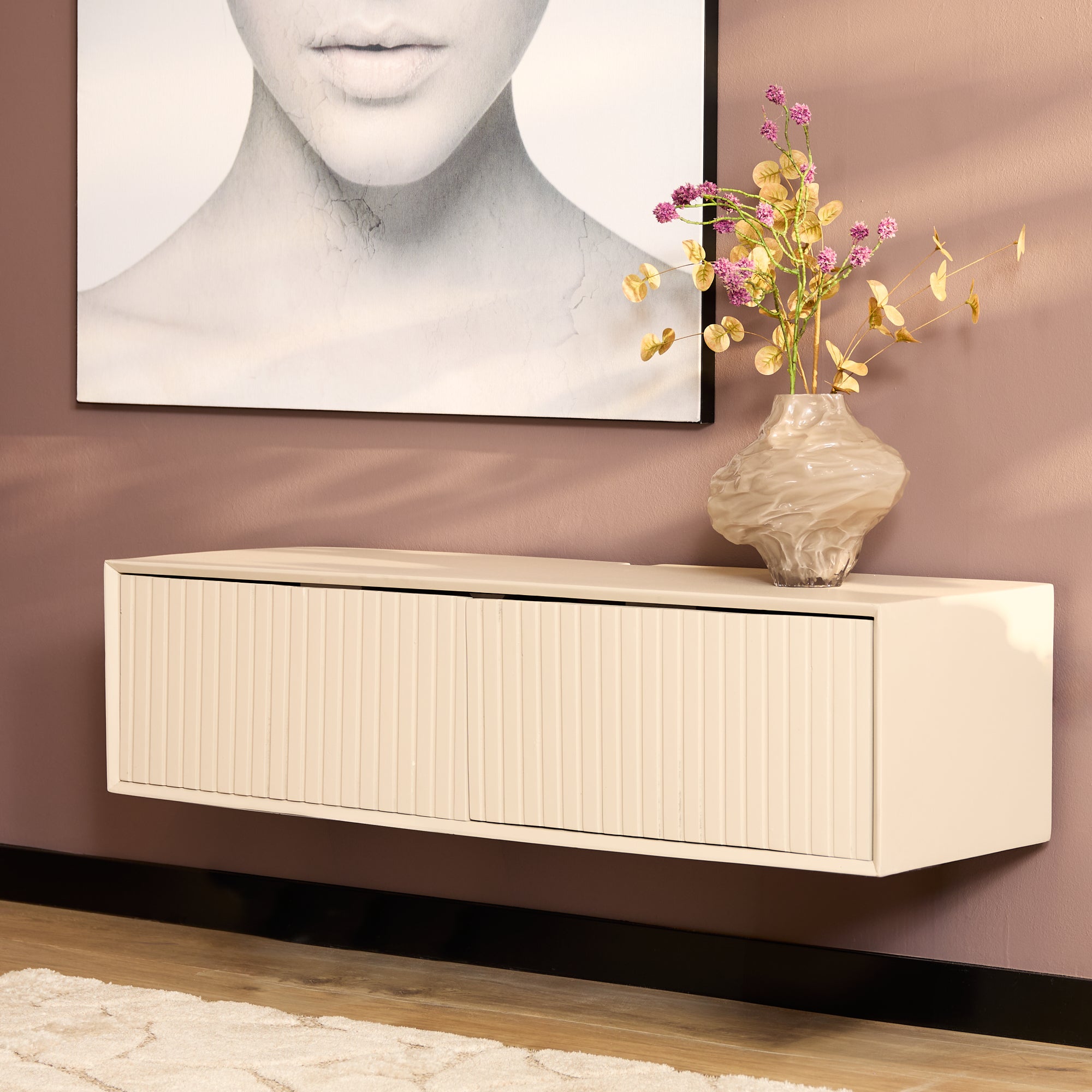 Starfurn tv meubel Madison – beige – 35x120x30cm