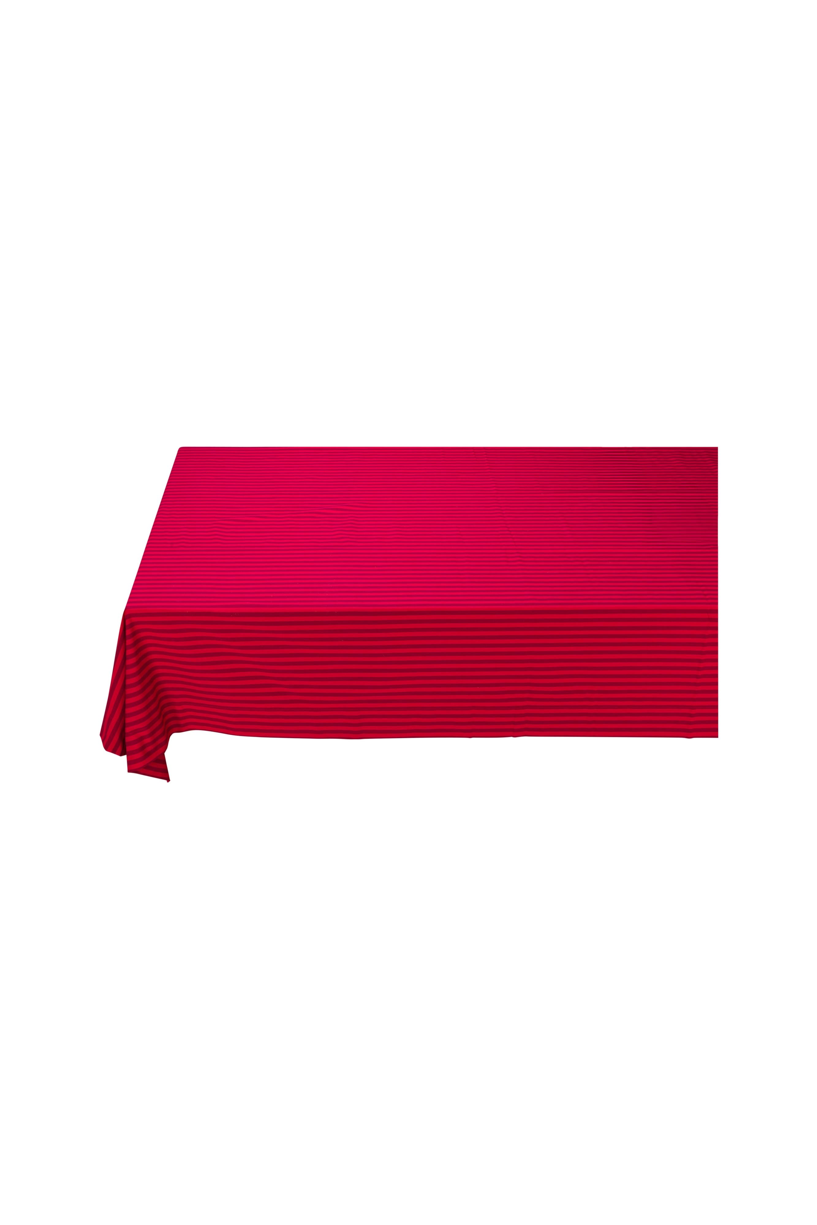 Pip Studio Tafelkleed Stripes – Donkerrood – 180x300cm